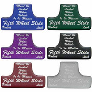 Glossy Purple 5th Wheel Switch Guard Sticker For Freightliner