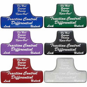 CLASSIC 120 YEAR 1998 GLOSSY PURPLE TRACTION CONTROL DIFFERENTIAL SWITCH GUARD STICKER