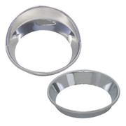 T800 CURVED GLASS YEAR 2012 CHROME PLASTIC SMALL GAUGE BEZEL WITH VISOR