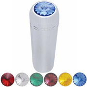 1.875 Inch Short Chrome Aluminum Toggle Switch Extension With Red Jewel For Kenworth Replacement