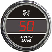 CLASSIC XL 132 YEAR 1994 RED DIGITAL APPLIED BRAKE SINGLE GAUGE 0-99.9 PSI WITH CHROME BEZEL