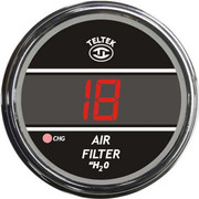 378 YEAR 2004 RED DIGITAL AIR FILTER MONITOR GAUGE