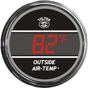 CLASSIC 120 YEAR 1995 RED DIGITAL OUTSIDE AIR TEMPERATURE GAUGE WITH ICE WARNING