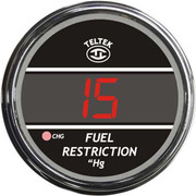 CLASSIC 120 YEAR 1990 RED DIGITAL FUEL RESTRICTION GAUGE 0-30 HG