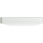 16 Inch Chrome Tapered Rolled End Bumper With Center Tow Hole Replacement