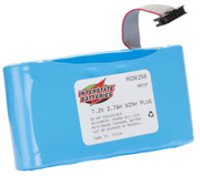 7.2V 2.45Ah NiMH Plug Medical Battery Replacement