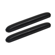FULL ARMPADS W BLACK BASE BLACK UPH COLOR PAIR Replacement