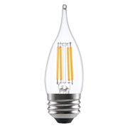 LED 5.5W B10 Bent Tip Dimmable TruLine 2700K Soft White 13-Year Life 2-Pack Replacement