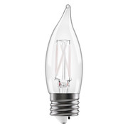 LED 4W B10 Candelabra Dimmable White Filament Selectable Color 2-Pack Replacement