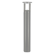 LED Bollard Gen 2 24W 120-277V Dimmable Sel CCT Flat Top Gray Painted Replacement