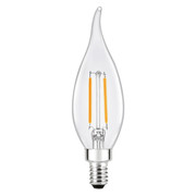LED 3W B10 Bent Tip Dimmable TruLine 2700K Soft White 13-Year Life 2-Pack Replacement