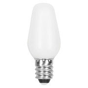 LED 1W C7 Clear Night Light Bulb 3000K Warm White Candelabra Base Black Replacement