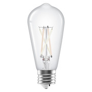 LED 7.5W ST19 Edison Style Dimmable White Filament Selectable Color 2-Pack Replacement