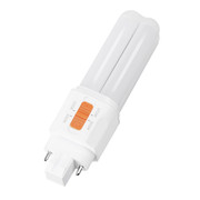 LED 5.5W PL Single Tube CFL Replacement Omnidirectional Selectable Color GX23 Base Type AB Replacement