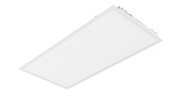 55W LED 2x4 Flat Panel 120-277V 0-10V Dimmable Selectable Color Temperature White Finish Replacement