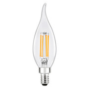 LED 5.5W B10 Bent Tip Dimmable TruLine 2700K Soft White 13-Year Life 2-Pack Replacement