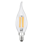 LED 4W B10 Bent Tip Dimmable TruLine 2700K Soft White 13-Year Life 2-Pack Replacement