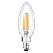 LED 4W B10 Blunt Tip Dimmable TruLine 2700K Soft White 13-Year Life 2-Pack Replacement