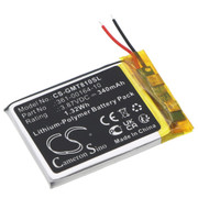 Smartwatch Battery 0.34Ah 3.87V Blue 1.32Wh Li-Polymer Replacement