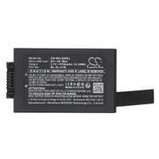 Door Lock Battery 5.7Ah 3.7V Black 21.09Wh Li-ion Replacement