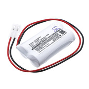 IN-0178054 Emergency Lighting Battery 0.8Ah 2.4V White 1.92Wh Ni-CD Replacement