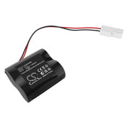 Door Lock Battery 1.3Ah 6V Black 7.8Wh Li-MnO2 Replacement