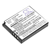 IN-0178400 Camera Battery 0.7Ah 3.7V Black 2.59Wh Li-ion Replacement