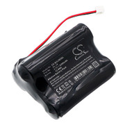 IN-0177806 Door Lock Battery 2.3Ah 6V Black 13.8Wh Alkaline Replacement