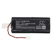 Door Lock Battery 2.3Ah 9V Black 20.7Wh Alkaline Replacement