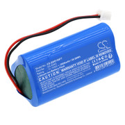 Flashlight Battery 2.6V 11.1Ah Blue 28.86Wh Li-ion Replacement