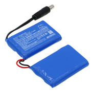 Heated Clothes Battery 3Ah 7.4V Black 22.2Wh Li-Polymer Replacement