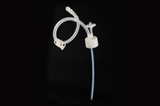 1L PETG Square Storage Bottle 3-Port TPE Tube 60cm 0.125 in ID Female Luer without Bottle Replacement