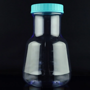 3L PC Wide-mouth High Efficiency Erlenmeyer Flasks Flat bottom Vent Filter Cap Sterile 1 pk 4 cs Replacement