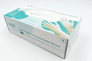 Latex examination gloves powder free medium 100 box 1000 cs Replacement