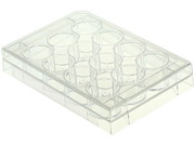 12 Well Cell Culture Plate Flat TC Sterile Individually plastic wrapped 1 pk 50 cs Replacement