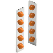 AC Panel with 10 Standard Watermelon Amber LED and Amber Lens For 15 Inch Donaldson Air Cleaner Replacement