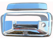Chrome Tailgate Handle Cover 2Pc 2-door 4-door Pickup Truck 14-19 Chev Silverado 14-18 GMC Sierra Replacement