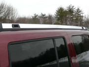Stainless Steel Roof Rack Accent 2Pc 4-door SUV With two cut outs for cross bars Replacement