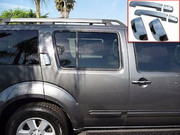 Chrome ABS Door Handle Cover 6Pc 4-door SUV For Nissan Pathfinder 05-12 Replacement