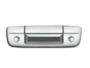 Chrome ABS Tailgate Handle Cover 2Pc 2-door 4-door Pickup Truck Includes camera and key access Replacement