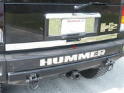 Stainless Steel Tailgate Accent 1Pc 4-door SUV For Hummer H2 03-09 Replacement