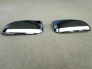 Chrome ABS Mirror Cover 2Pc 4-door Pickup Truck Top Half only Snap on replacement Replacement