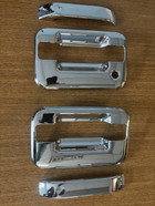 Chrome ABS plastic Door Handle Cover 4Pc 2-door Pickup Truck For Ford F-150 04-14 Replacement