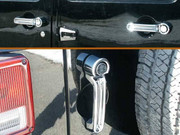 Chrome ABS Door Handle Cover 10Pc 4-door SUV For Jeep Wrangler JK 07-18 Replacement