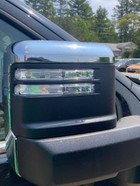 Chrome ABS Mirror Cover 4Pc 2-door 4-door Pickup Truck 2500 HD Replacement
