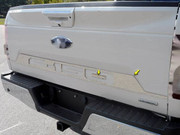 Stainless Steel Trunk Accent Trim wF150 cutout 2Pc 2-door 4-door Pickup Truck Replacement