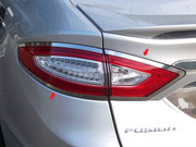 Stainless Steel Tail Light Accent 4Pc 4-door Sedan For Ford Fusion 13-16 Replacement