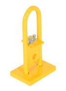 Steel Upper Bail 4.5In x 6.25In x 12In For Adjustable Spreader Beams 2500 Lb. Cap. Yellow Replacement