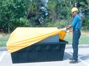 PVC Containment Sump Pull Over Cover Option Yellow For Use with Etc-275 Replacement