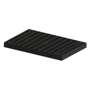 Heavy Density Polyethylene Add-A-Level Base 36 In. x 24 In. x 2.875 In. 250 Lb. Capacity Black Replacement